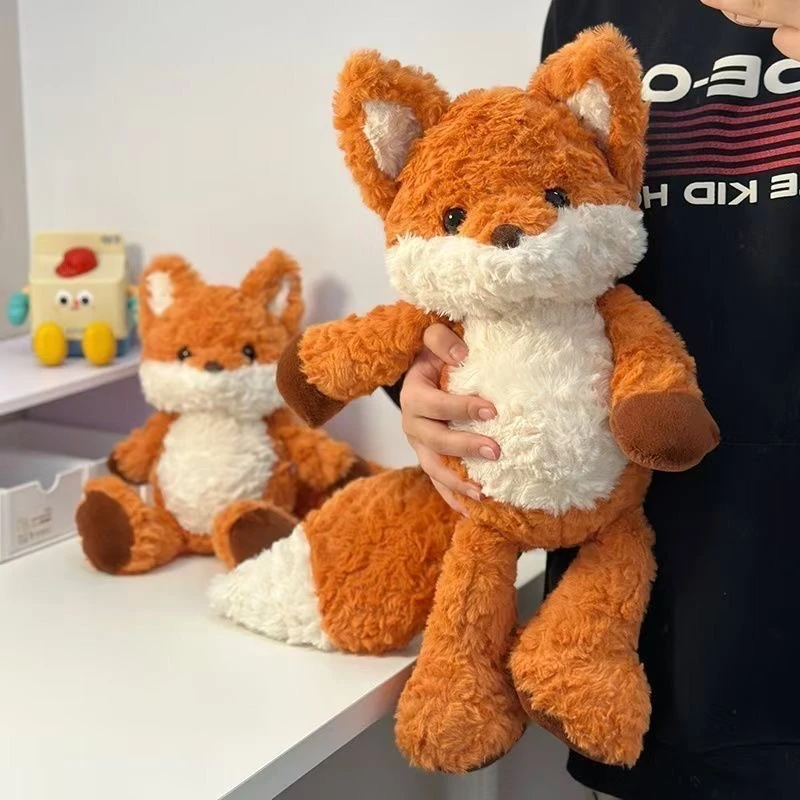 跑跑狐狸可爱毛绒公仔玩偶玩具床搭子抱枕腰靠 有问题联系客服