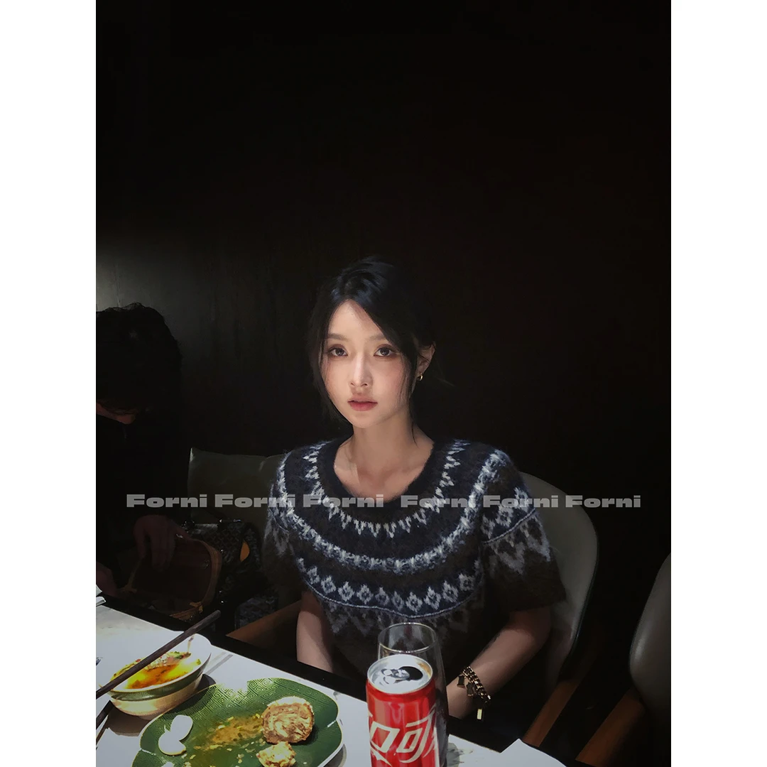 FORNI 费尔岛记忆 费尔岛提花羊毛针织毛衣