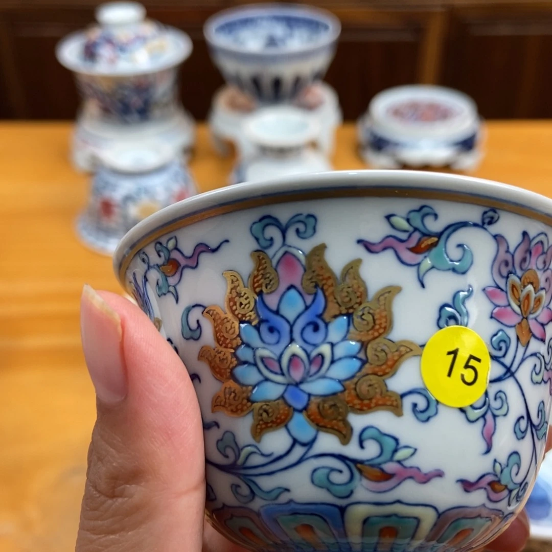 手绘现代茶具非古董多*