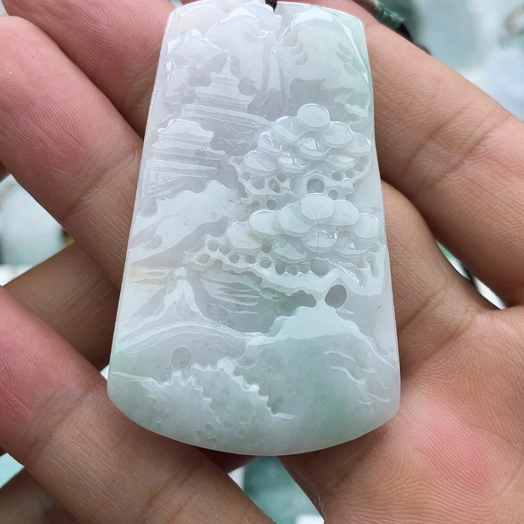 颈饰未镶嵌翡翠翡翠