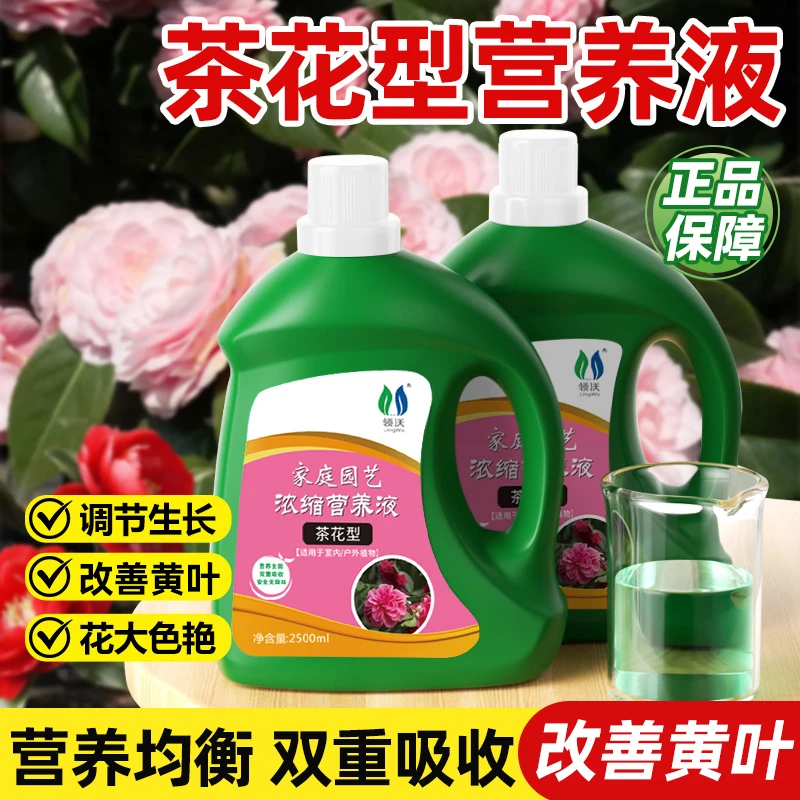 茶花专用肥营养液促开花四季花卉阳台盆栽绿植养花植物通用型肥料