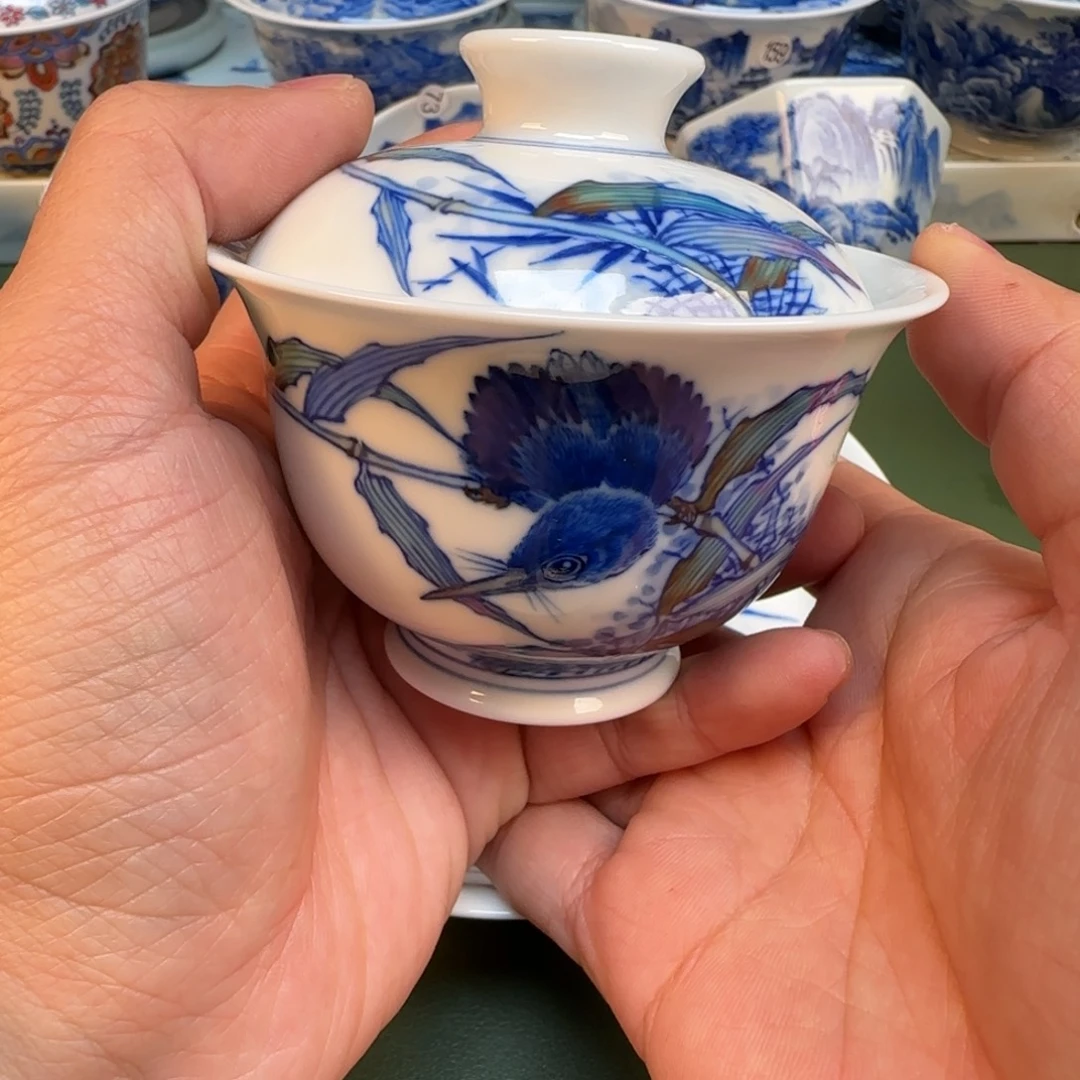 纯手工纯手绘茶具石头76