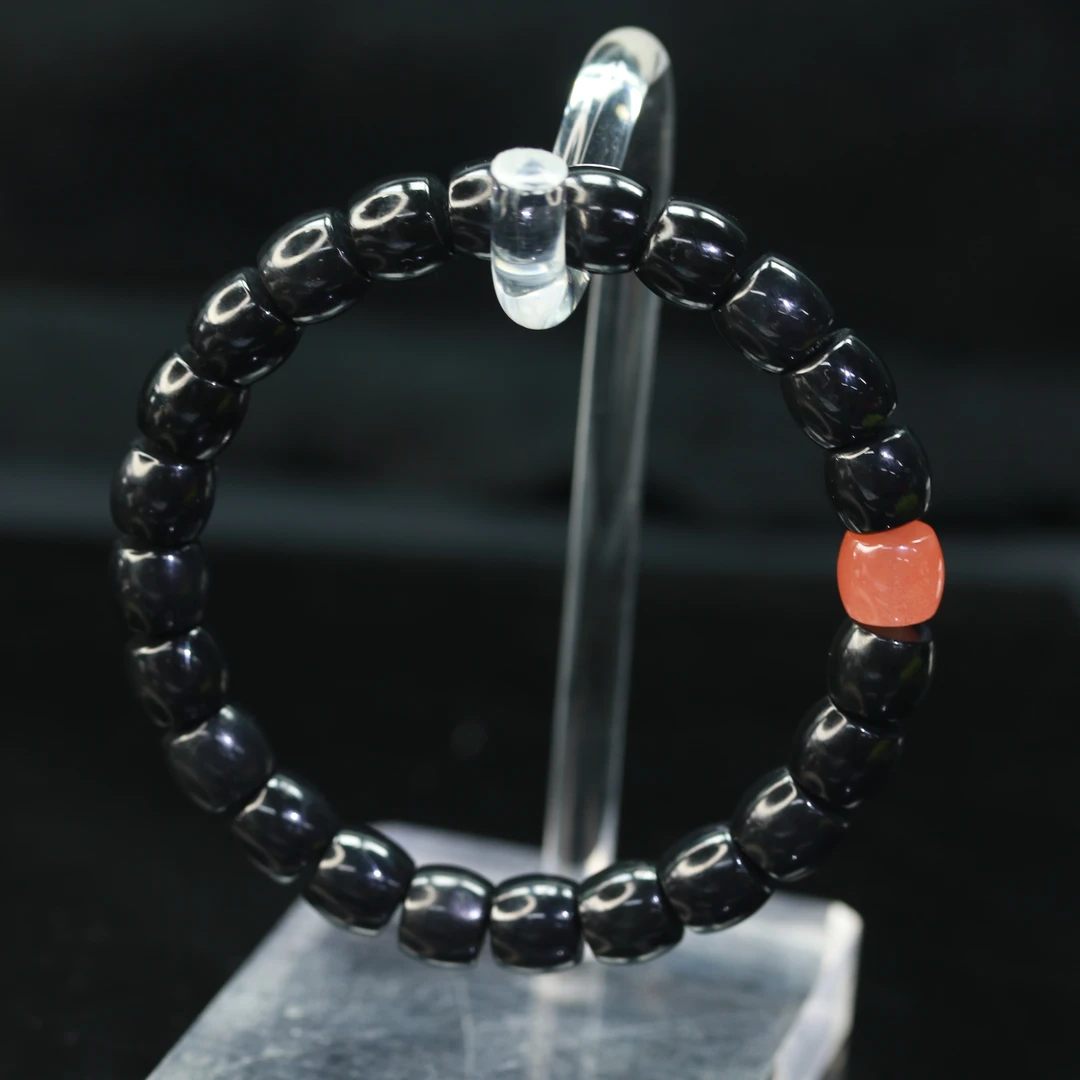 10和田玉墨玉手串/200595保利厦门拍卖