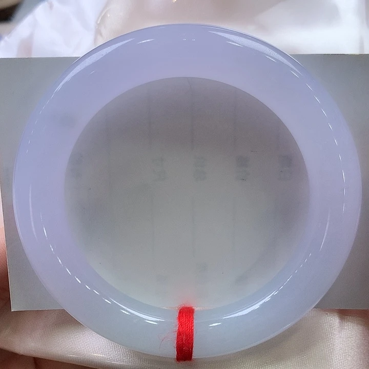 翡翠未镶嵌手镯54.4圆条