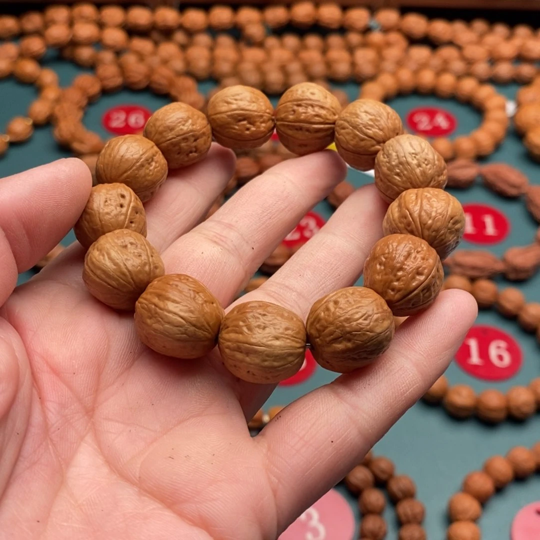 文玩核桃手串16尺寸光头