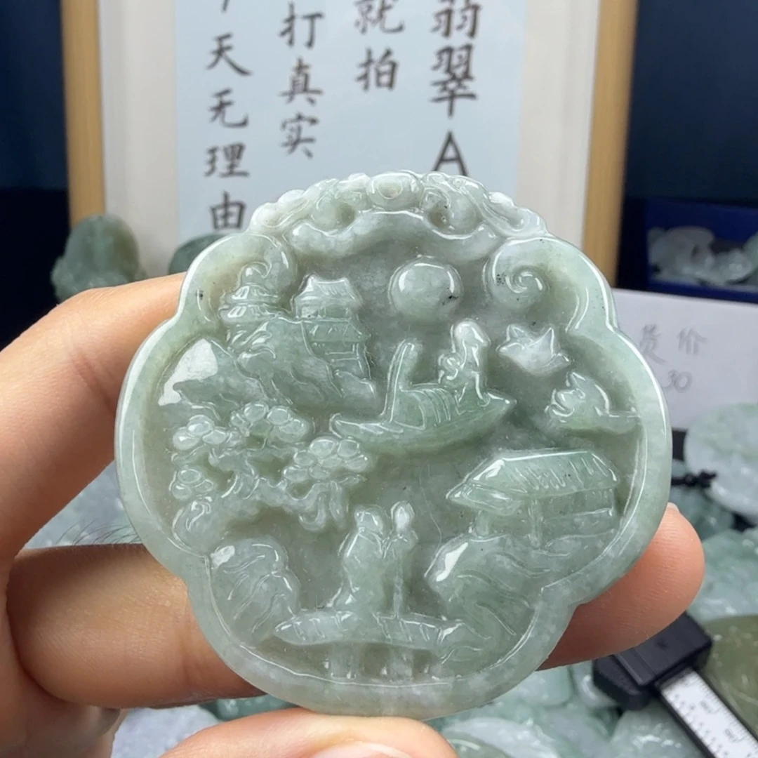 翡翠未镶嵌颈饰翡翠
