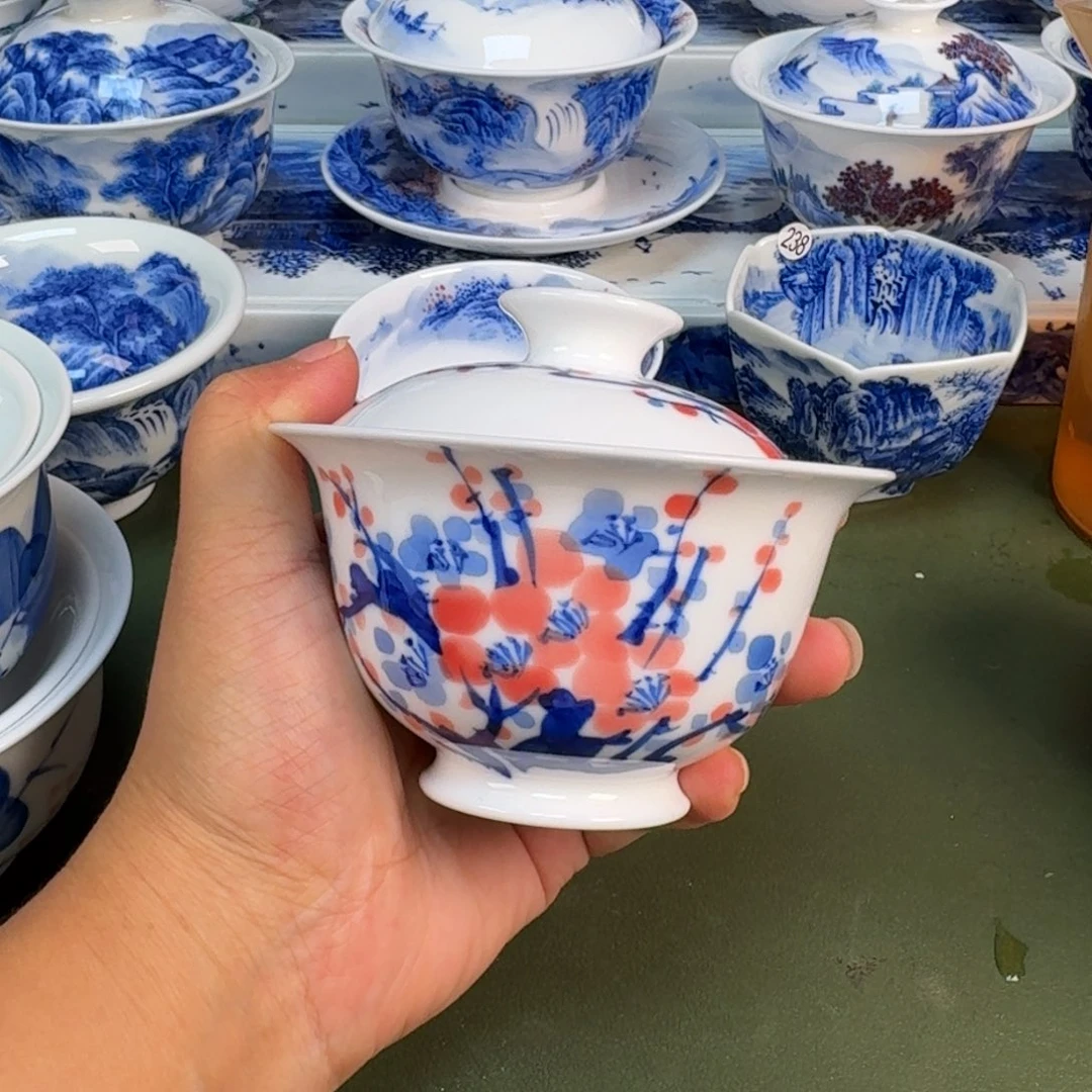 景德镇纯手绘茶具具圆圆271