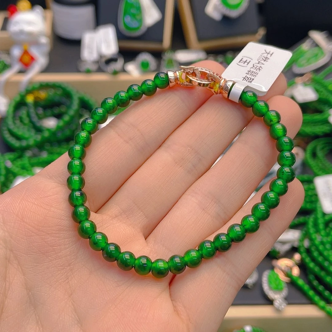 翡翠颈饰未镶嵌手链卡6