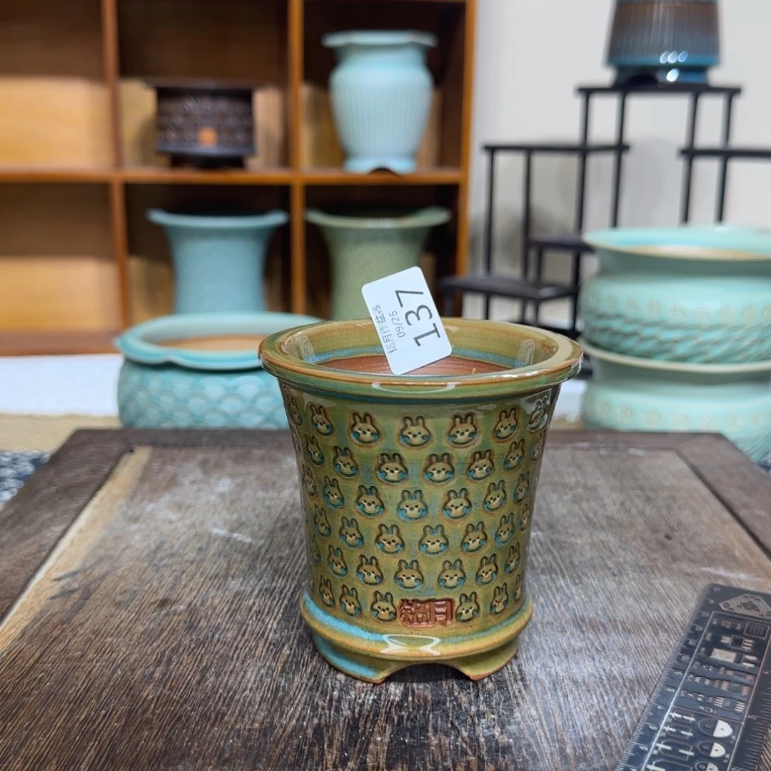 手工花盆 137 内口口径 7.5 cm
