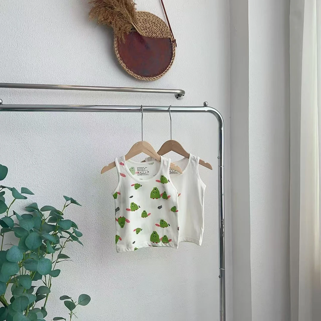 1930博牛奶白/螺旋藻绿背心组合