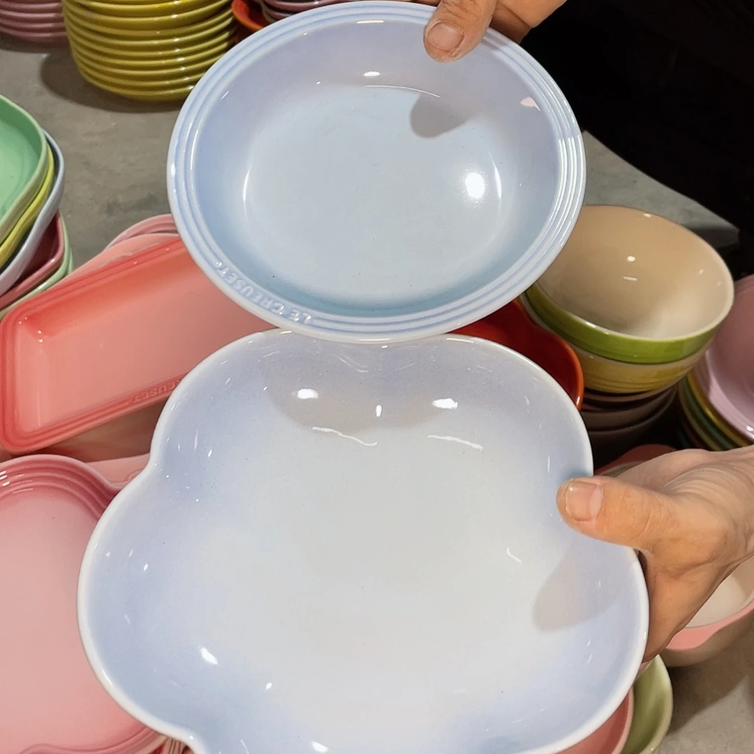 瓷片微瑕陶瓷餐具2个装