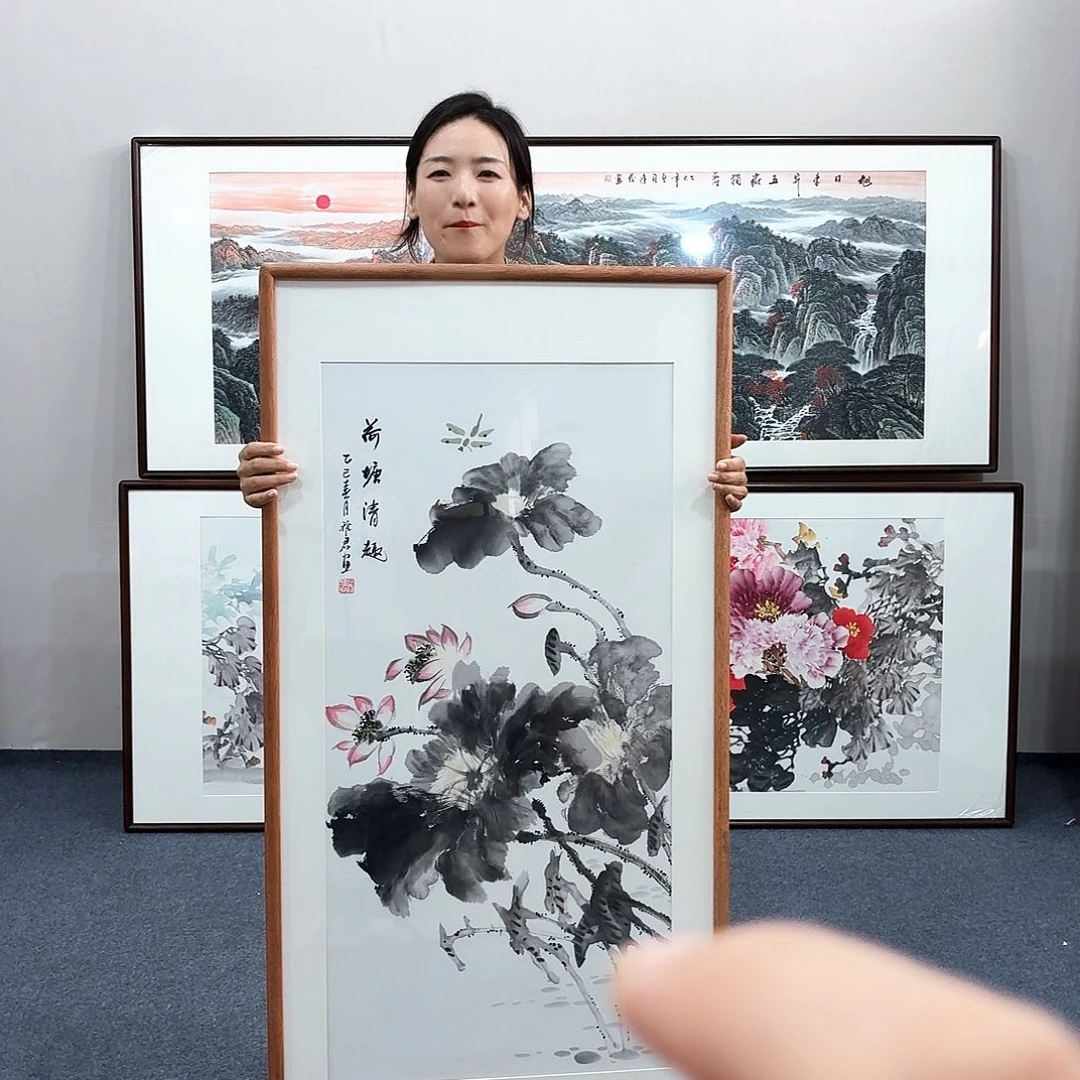 国画手绘作品90×60尺寸