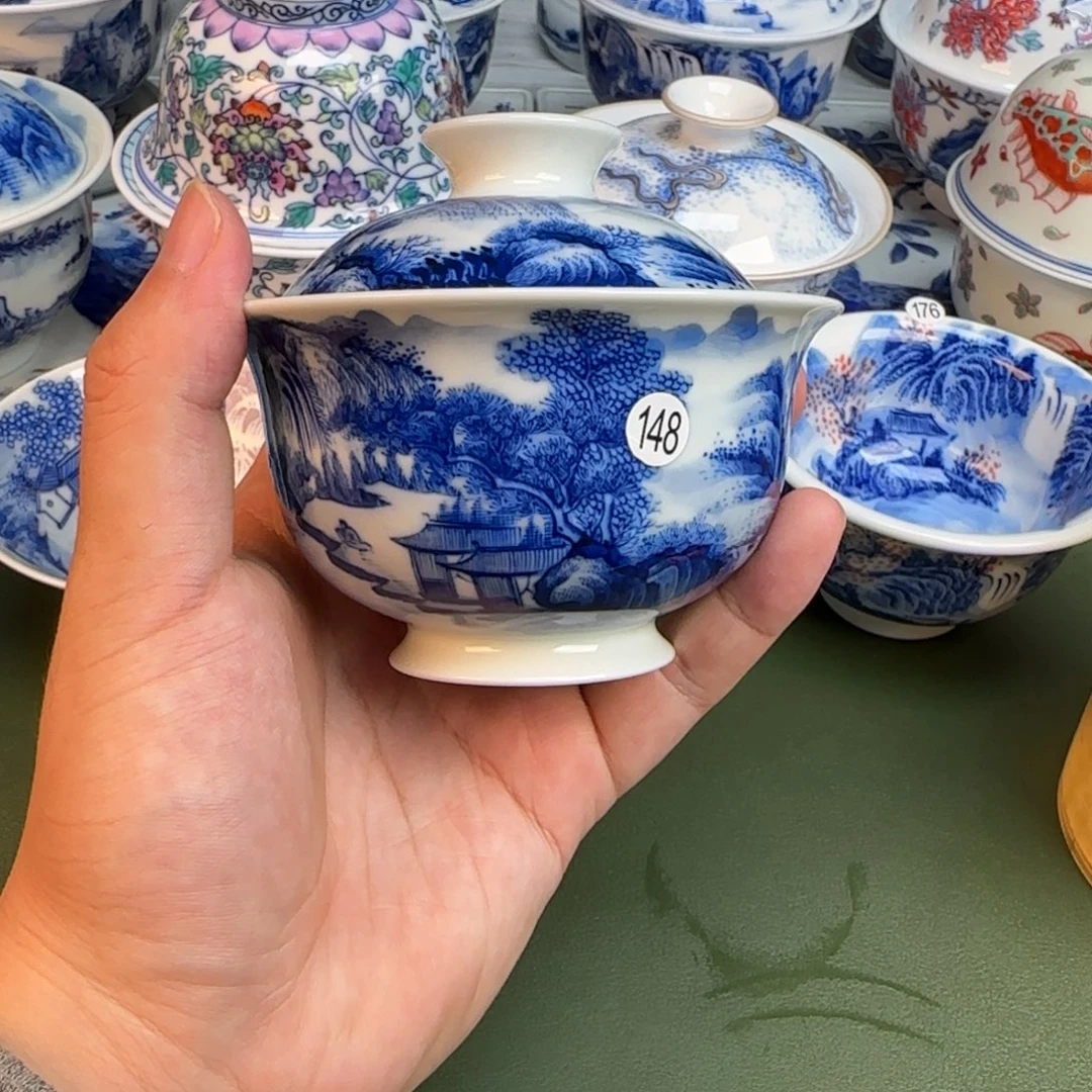 彦祖纯手工手绘茶具148