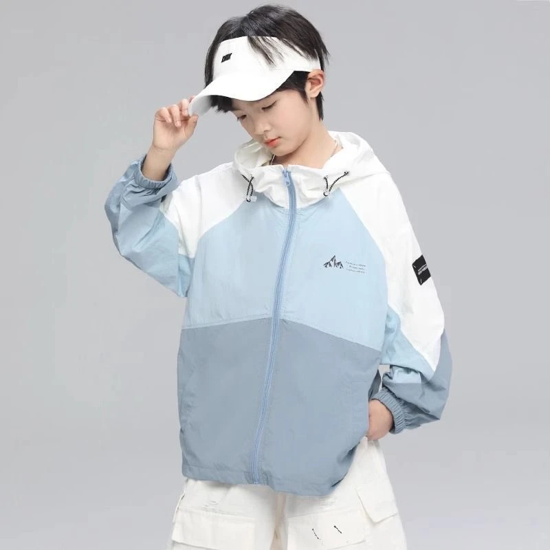 （清仓）男童防晒衣夏装2025新款儿童薄款中大童透气冰感皮肤服外套