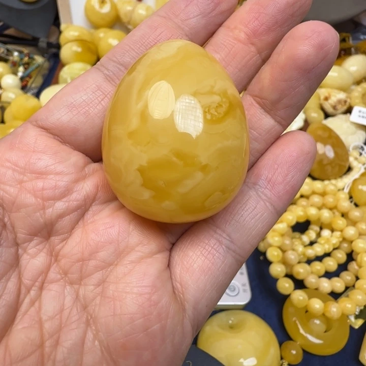 蜜蜡未镶嵌颈饰天然蜜蜡
