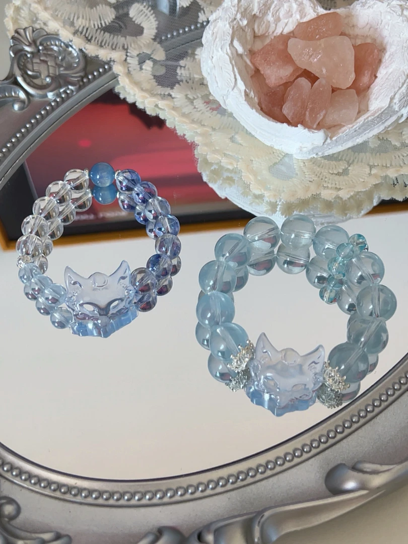 原创狐狸面具手串