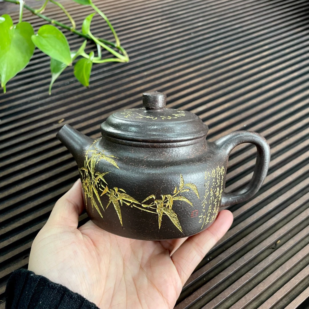 新品力荐 【德钟」紫砂壶乌金砂王春洪紫砂壶