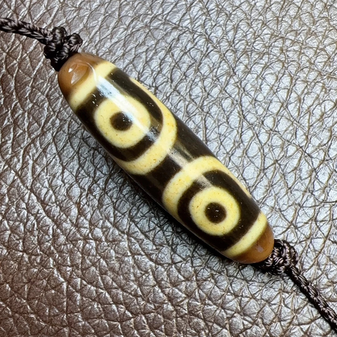 【格古小师傅】40mm纯手工三眼玛瑙孤品放漏