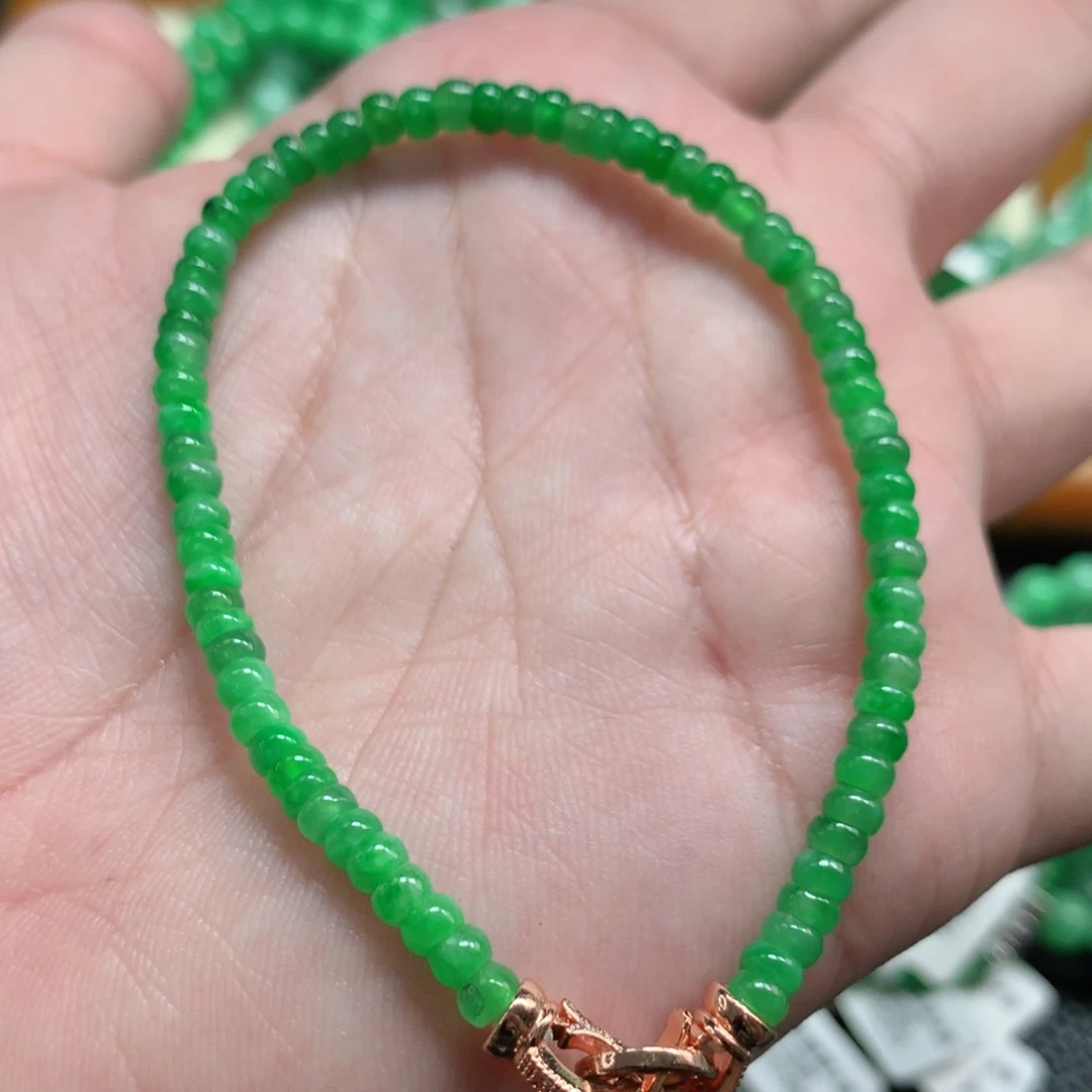 未镶嵌手链翡翠翡翠