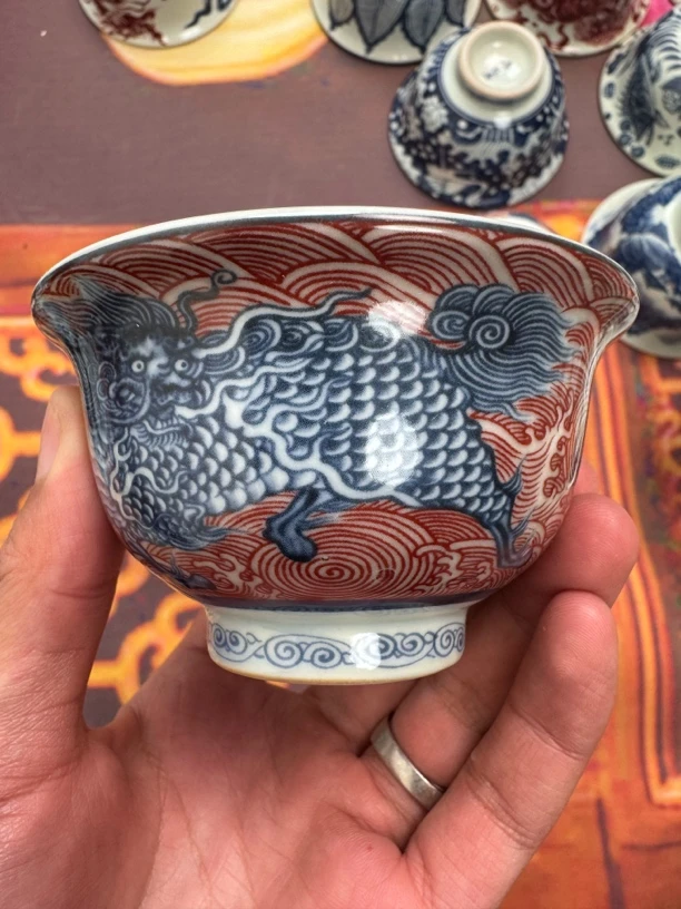 景德镇海水麒麟大压手