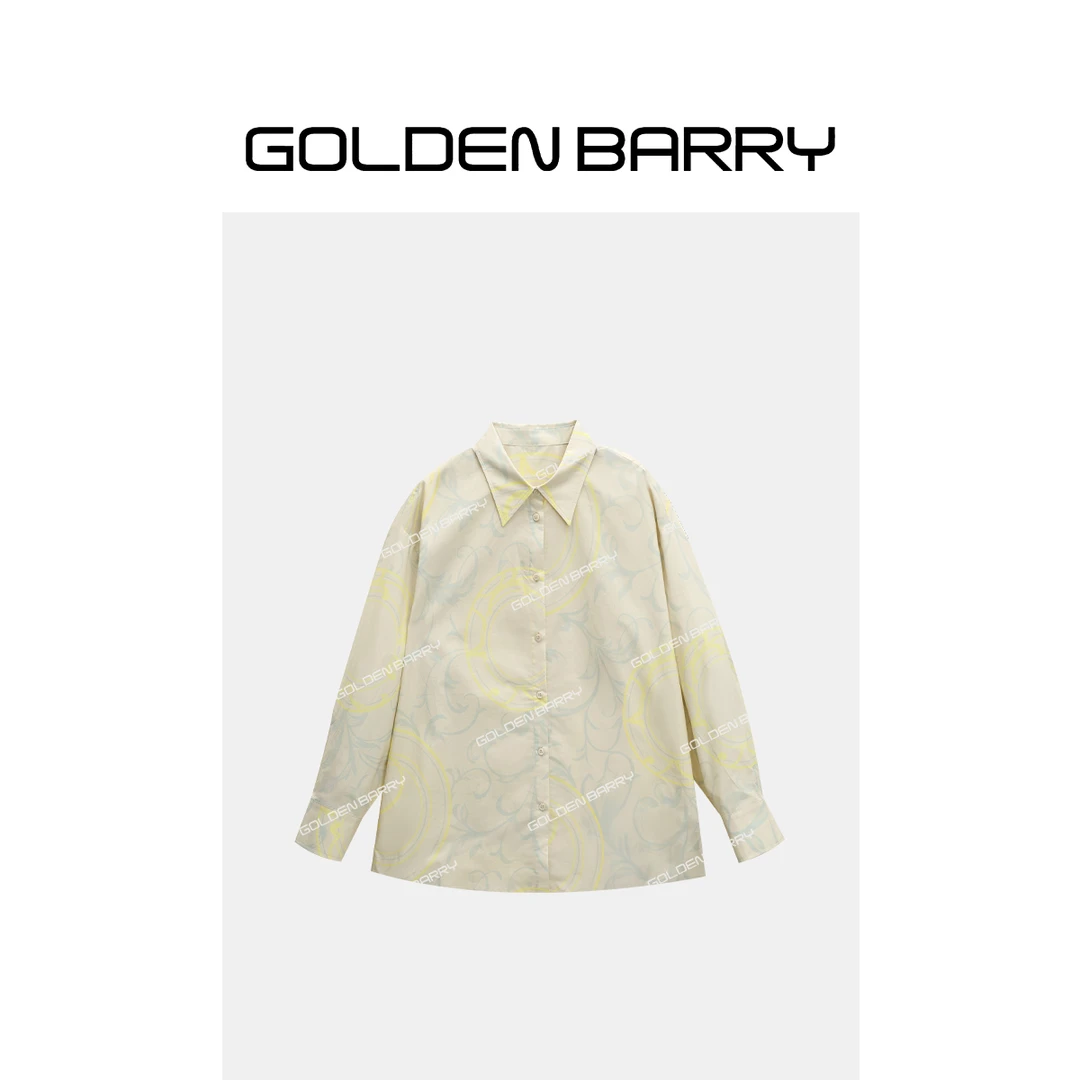 GOLDENBARRY|212602廓版印花衬衫
