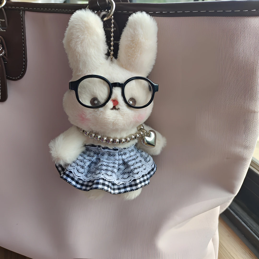 【原创新款】可爱兔兔包包挂件公仔女生毛绒玩偶钥匙扣汽车卡通挂饰