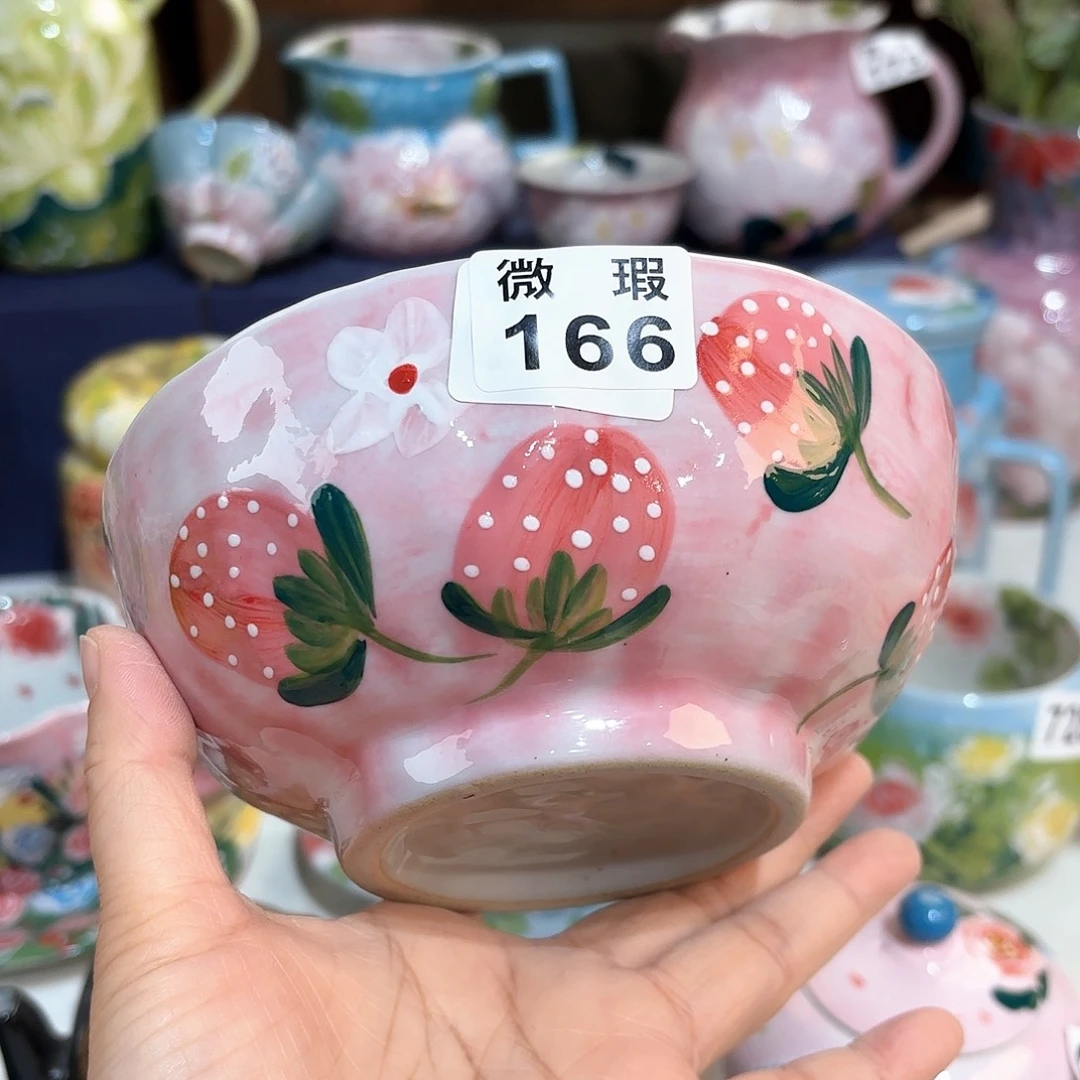 景德镇手绘高温釉下彩陶瓷茶具