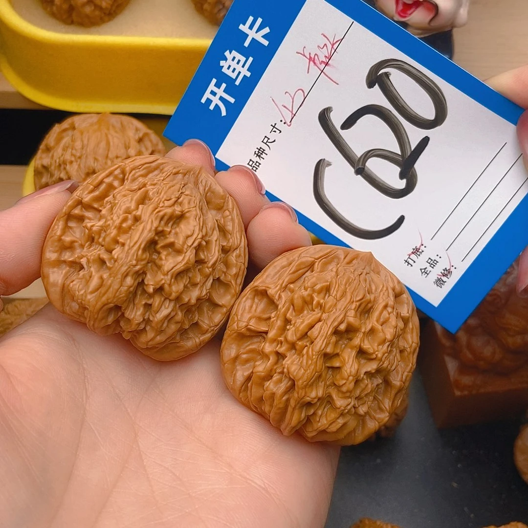 桃核吊坠小**嘟核桃虎头