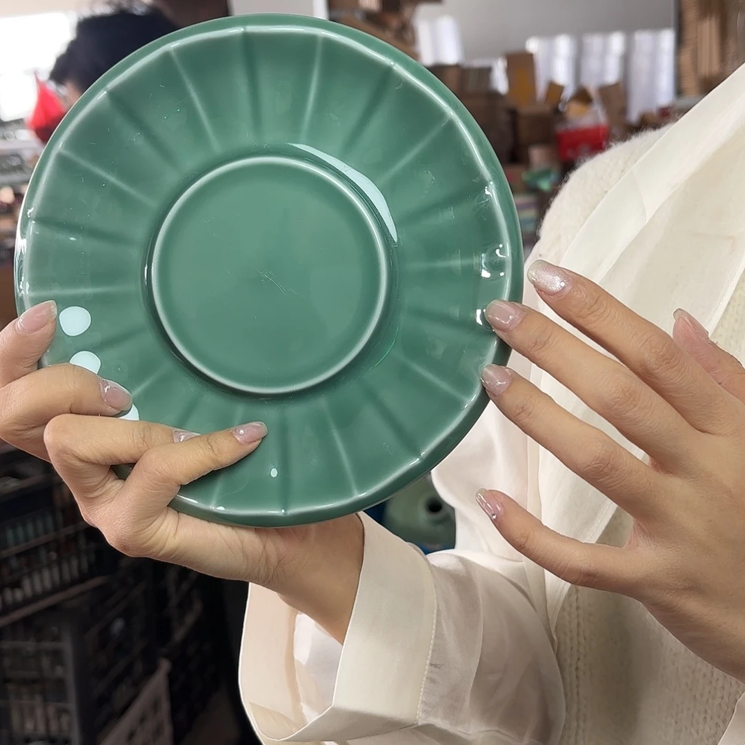 龙泉云间青瓷小米茶器