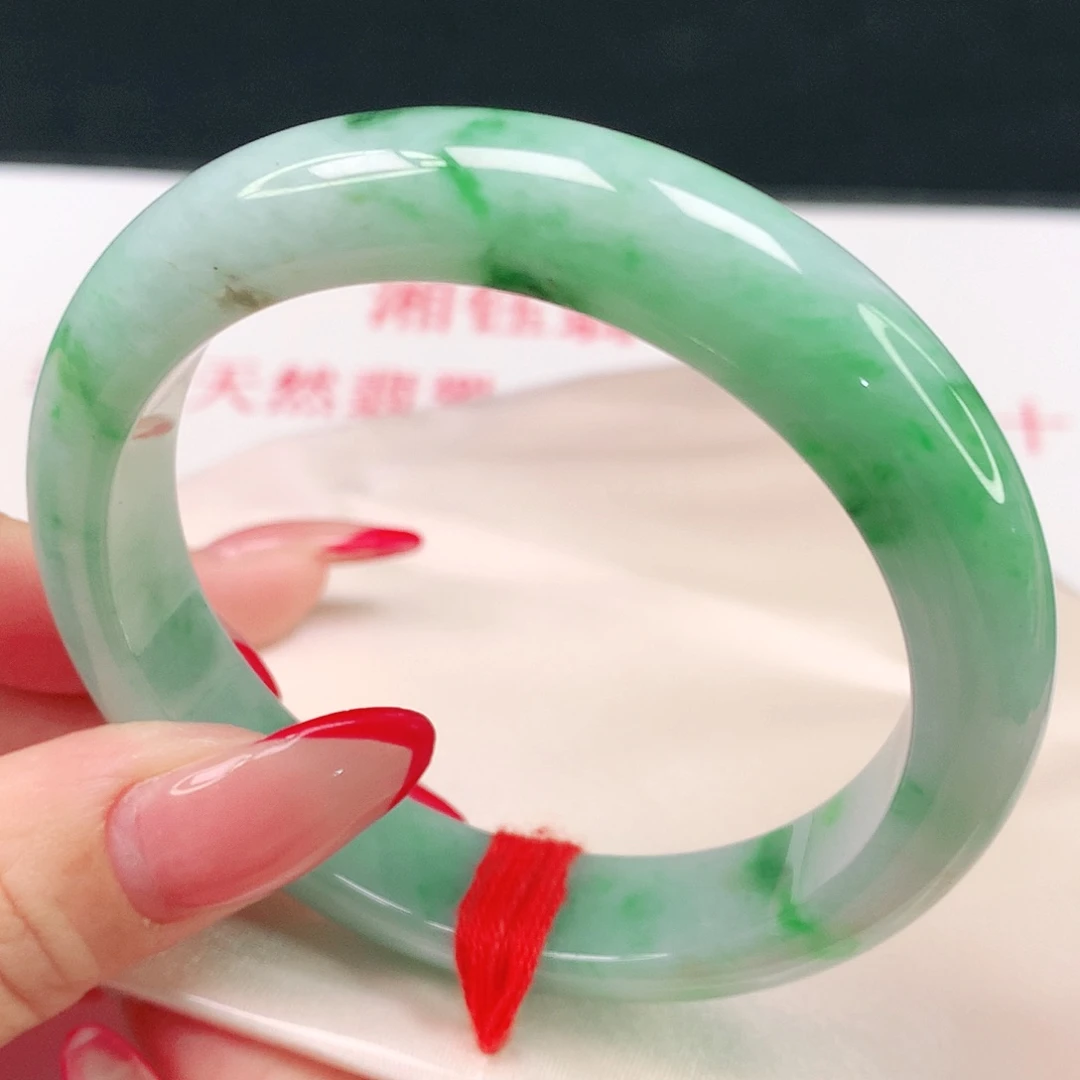 翡翠未镶嵌手镯天然翡翠1805
