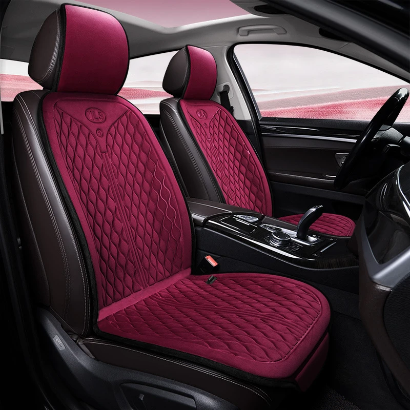 加热汽车坐垫 冬季车载电热12v24v通用座垫自动断电速热车用