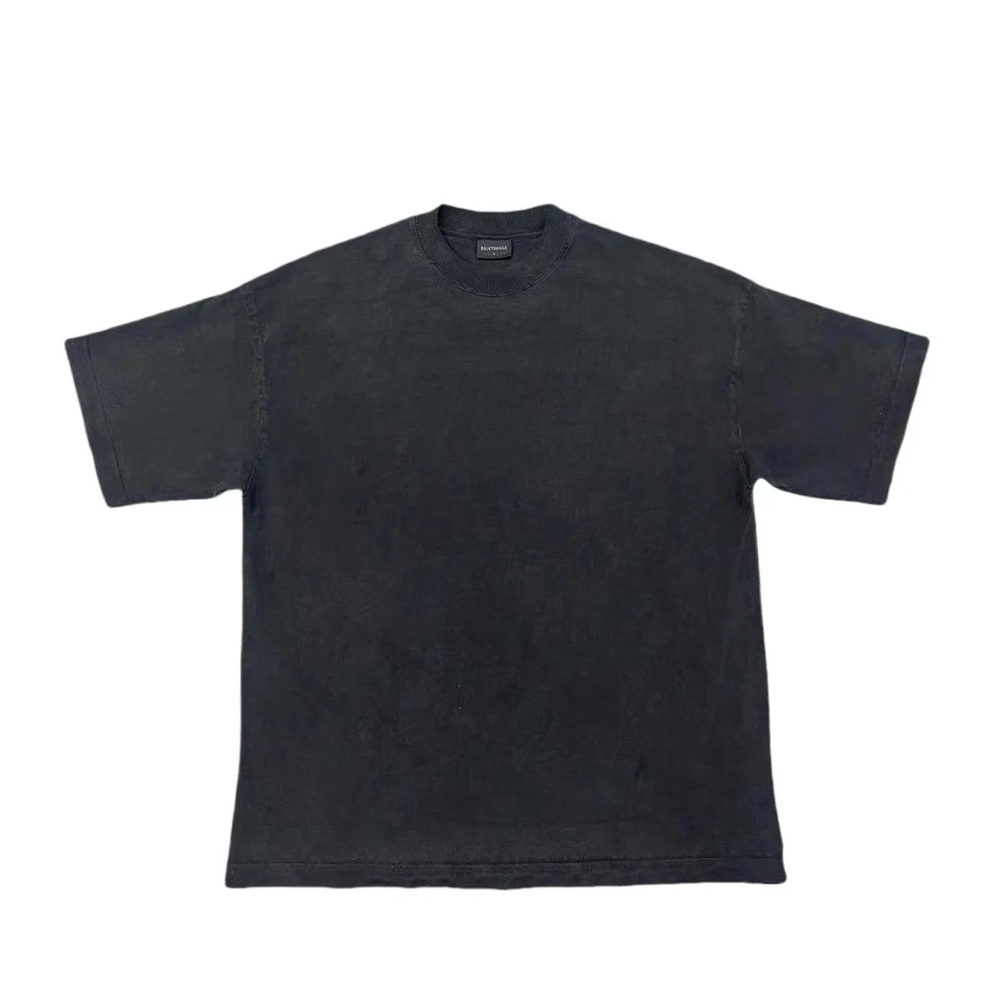 25款400克纯棉水洗重磅T恤短袖D15#