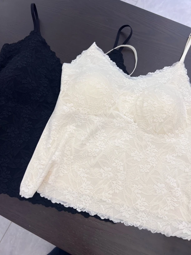 外套内搭蕾丝吊带