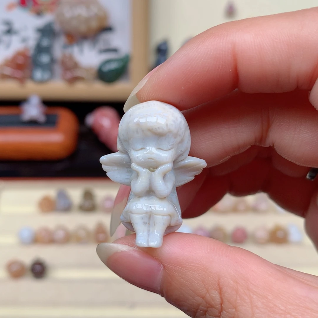 硅化玉珊瑚玉未镶嵌