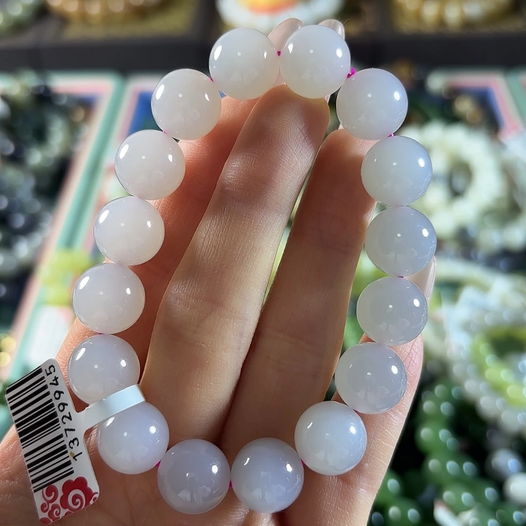 和田玉未镶嵌手链92