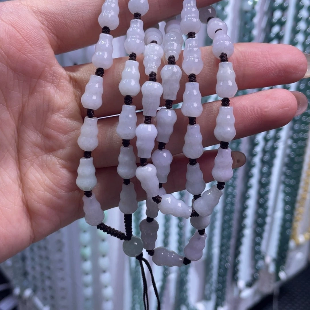 颈饰未镶嵌翡翠珠链