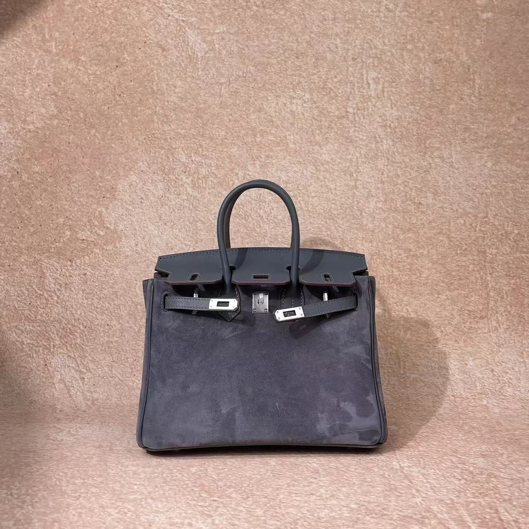 银【25CM浅灰银扣】高级女士斜挎女包8888888-028