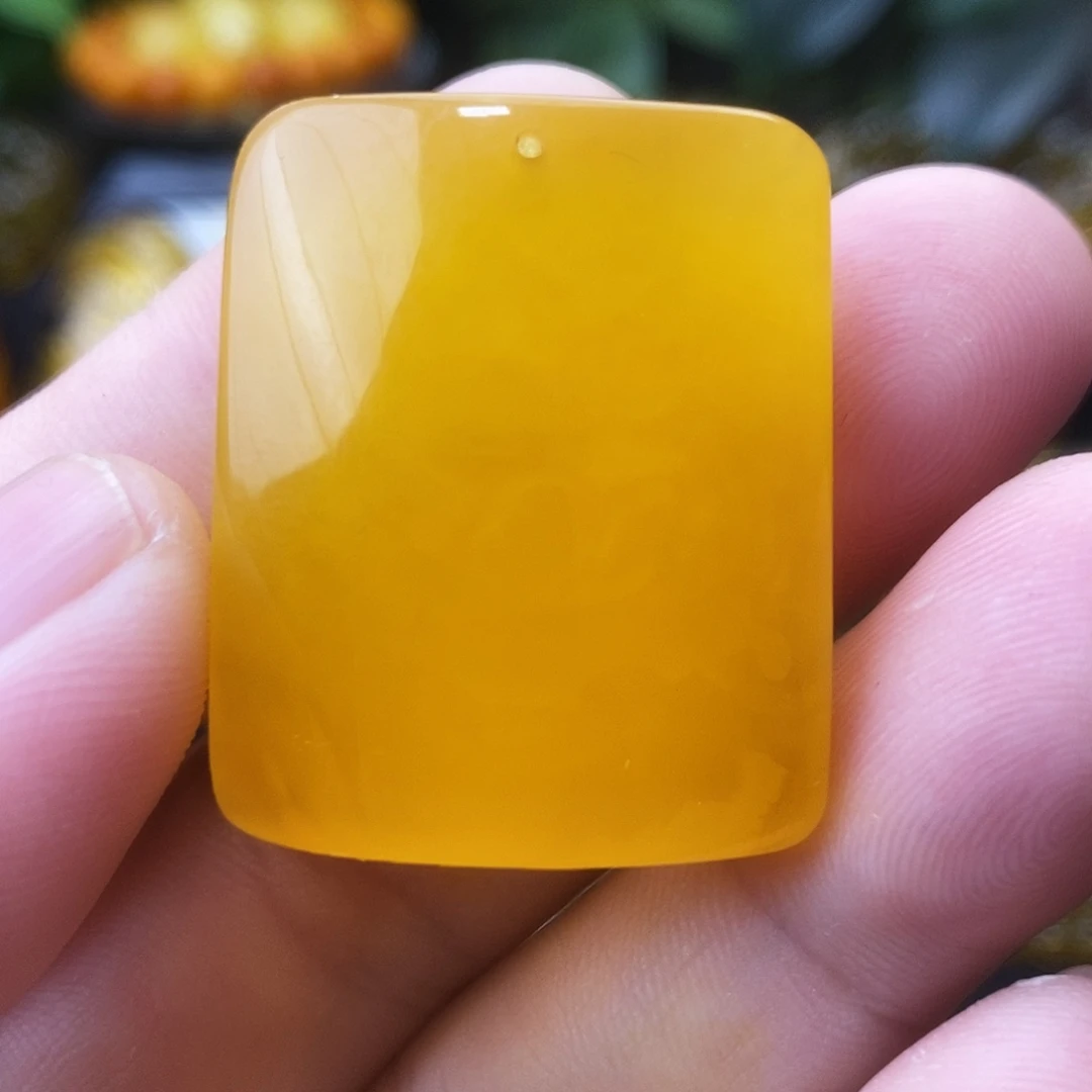 蜜蜡未镶嵌吊坠(不含链)