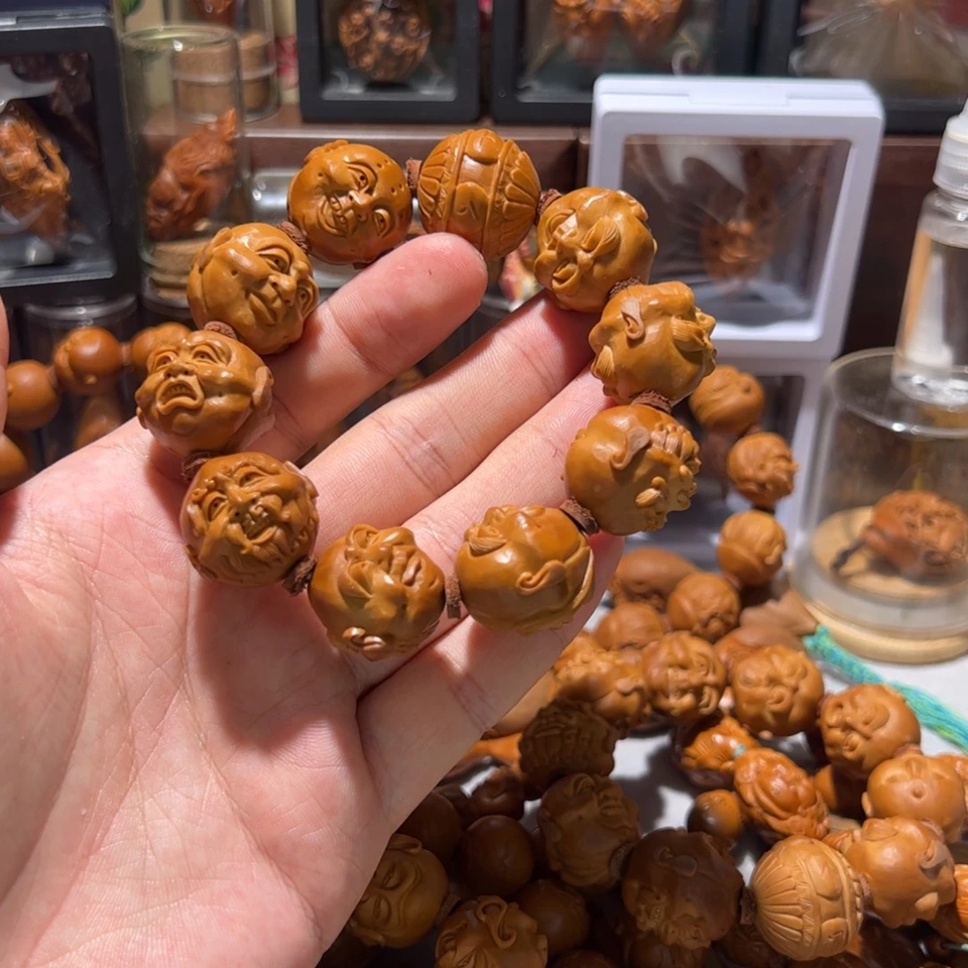 不***急橄榄核手串/手链手工须派十八罗汉