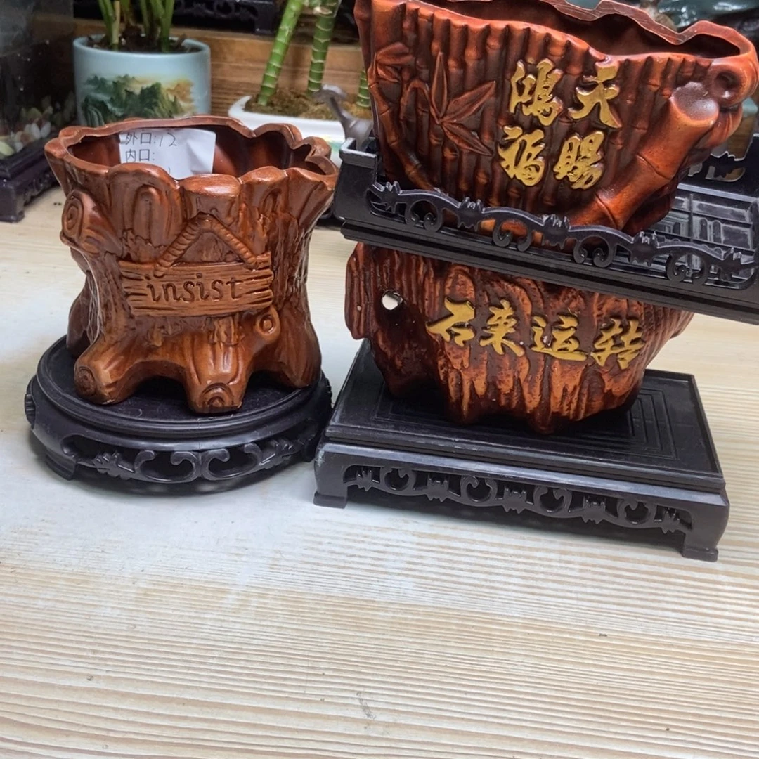 瓷片陶瓷花盆陶瓷艺术