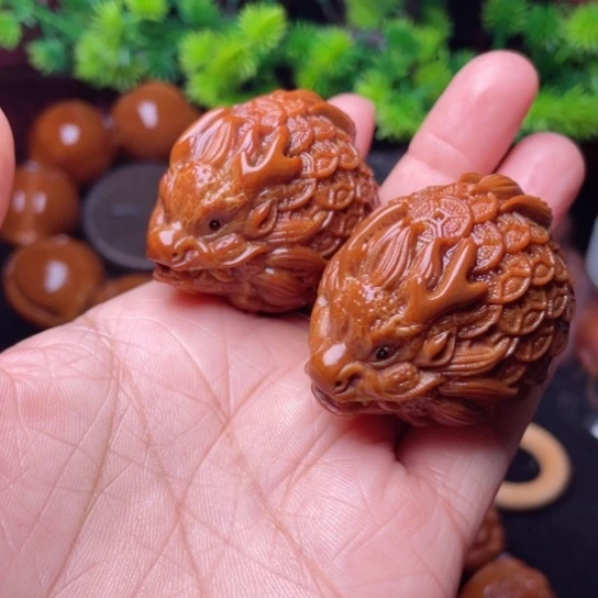 【闪购商品】手串/手链橄榄核35左右金币龙龟手球