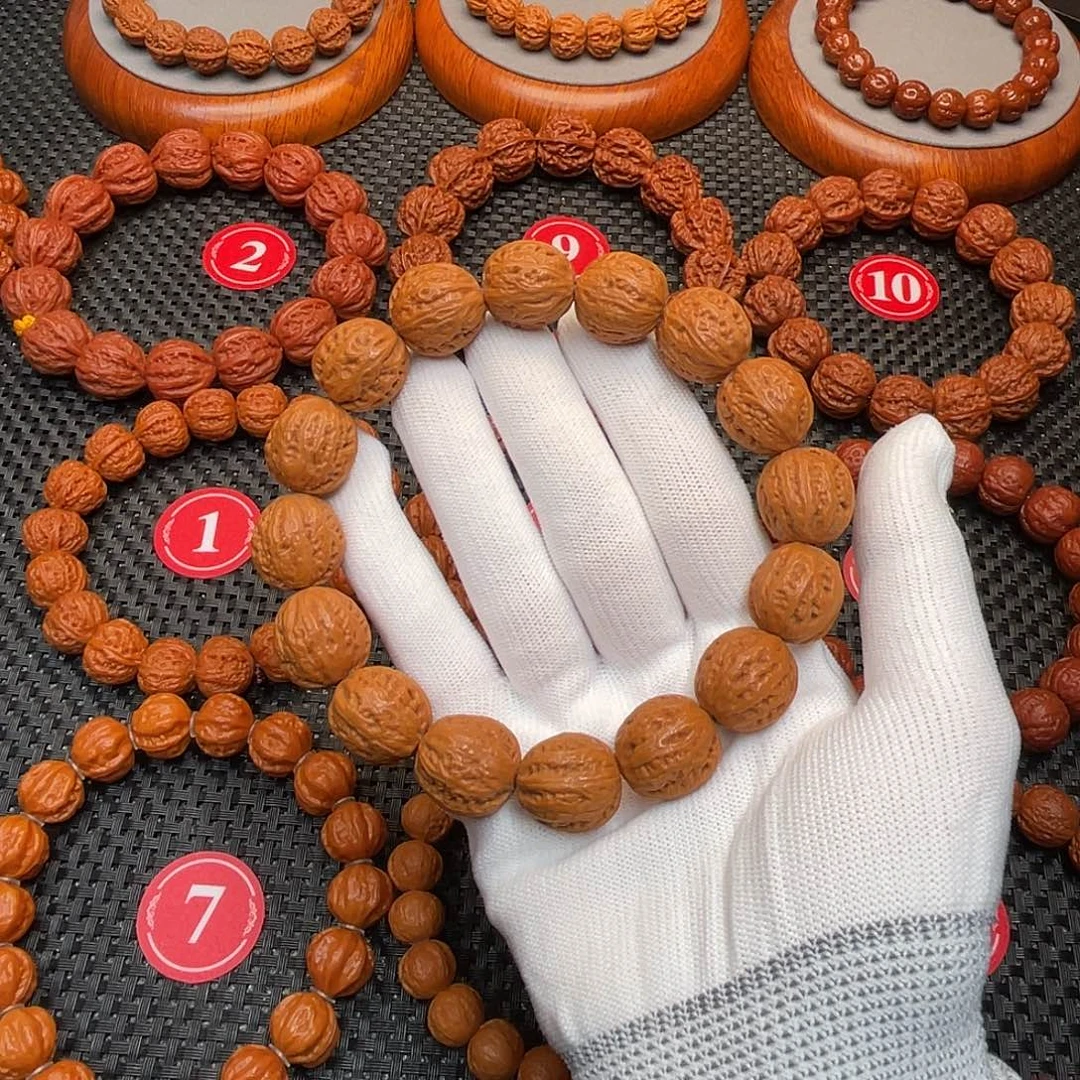 文玩核桃手串粗筋蚂蚁