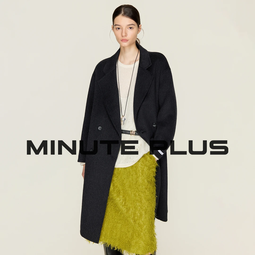 双排扣毛呢大衣中长款双色可选MP58WC18