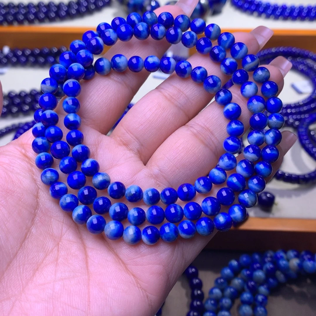 爱***丽青金石未镶嵌手串