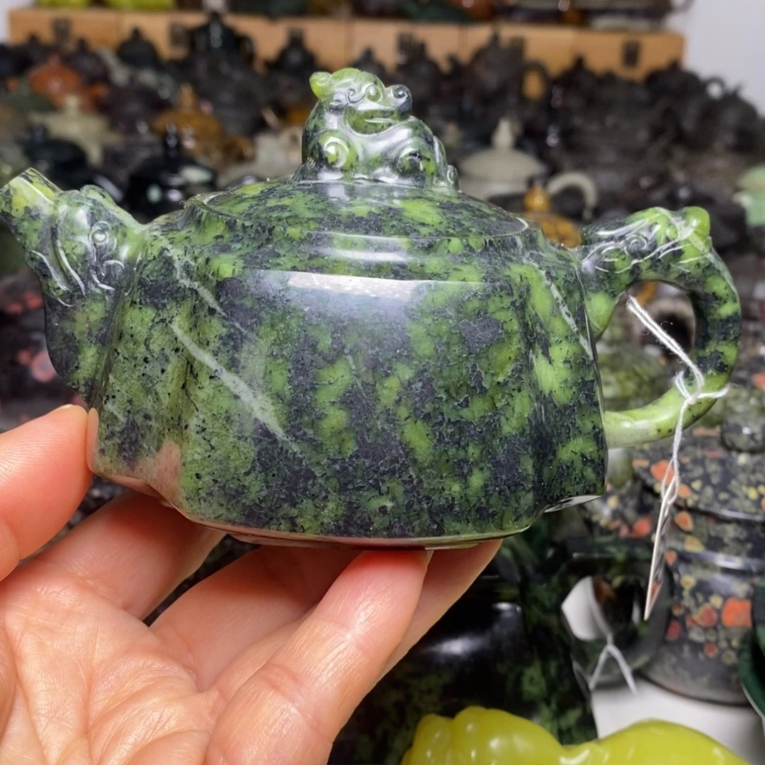 藏玉药王石龙尊壶240cc