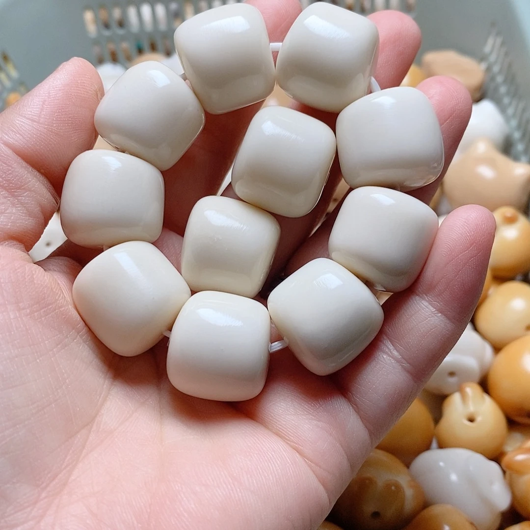 菩提根/象牙果吊坠5**g瑕疵款扇面桶珠