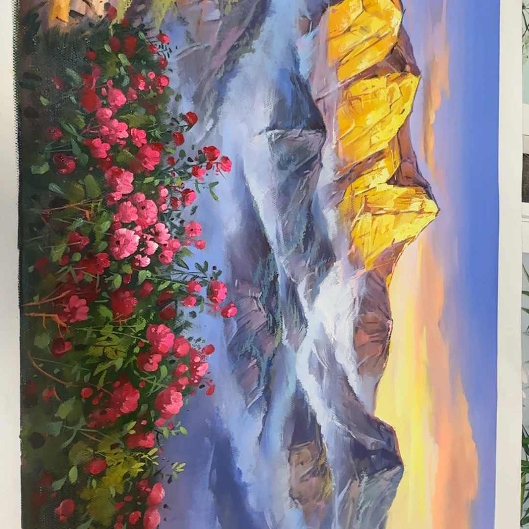 油画你在我心里是