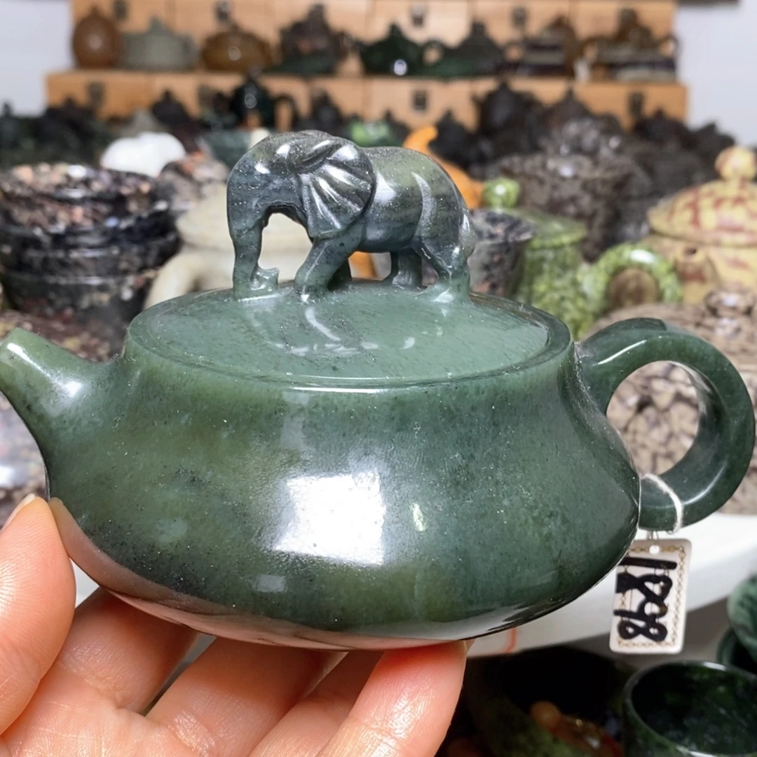 和田玉吉象如意壶180cc