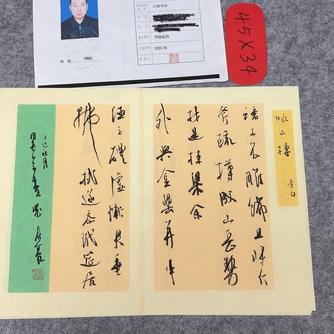 书法中书裴春亮45+34