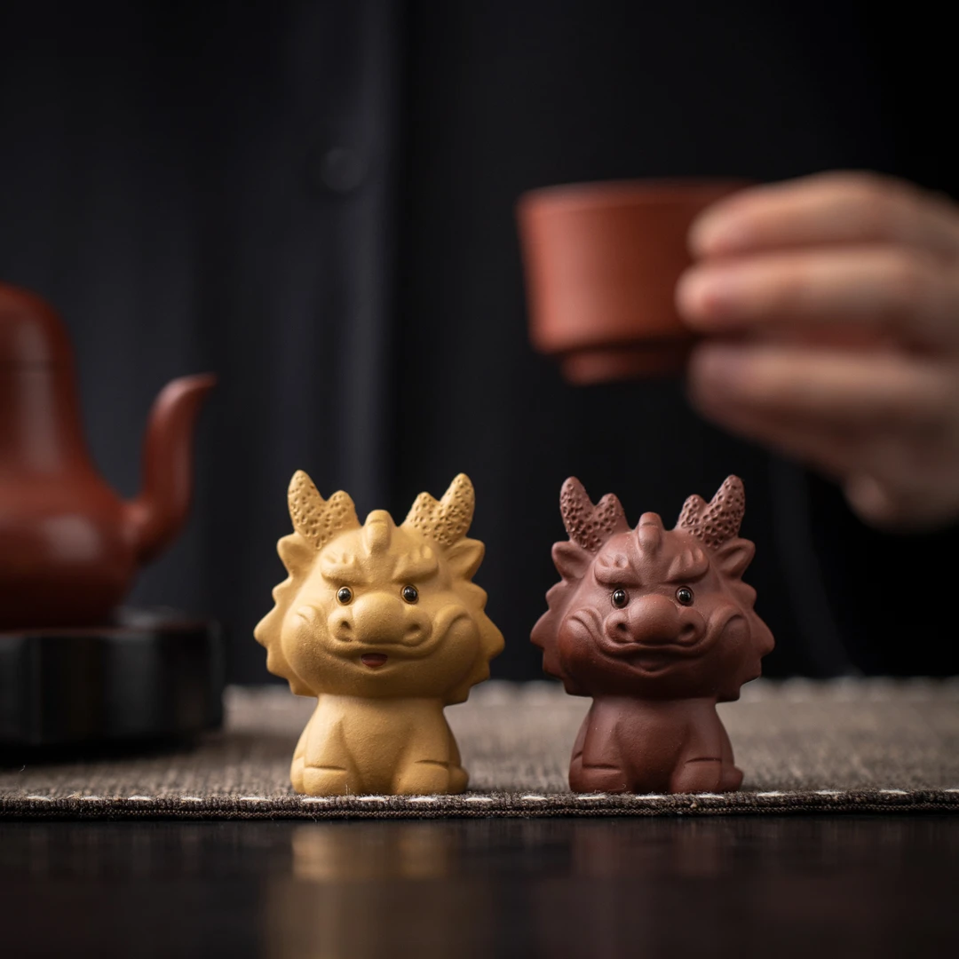 宜兴手工紫砂茶宠摆件家用茶具茶桌茶艺装饰品小摆设可养把玩茶玩